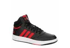 Adidas Mens Hoops 3.0 Mid Sneaker - Black