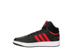 Adidas Mens Hoops 3.0 Mid Sneaker - Black -Best Shoes Specialty Store US 01 601163 03