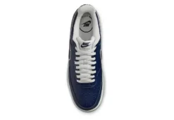 Nike Mens Court Vision Low Sneaker - Navy -Best Shoes Specialty Store US 01 601230 04