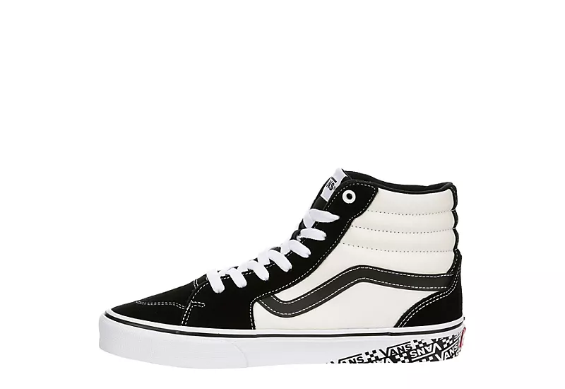 Vans Mens Filmore High Top Sneaker - White 4 Vans Mens Filmore High Top Sneaker - White - Image 4