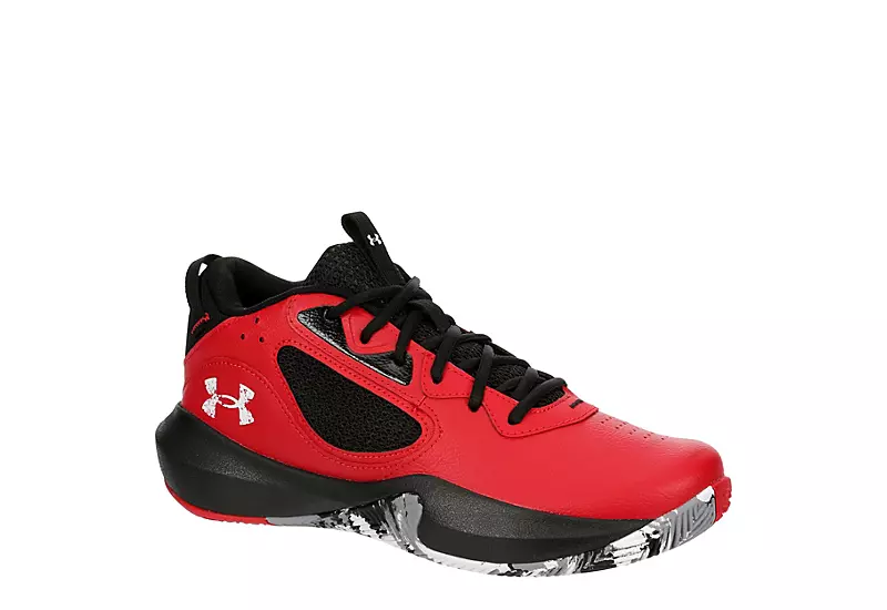 Under Armour Mens Lockdown 6 Basketball Shoe - Red 1 Under Armour Mens Lockdown 6 Basketball Shoe - Red