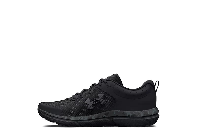 Under Armour Mens Charged Assert 10 Running Shoe - Black 3 Under Armour Mens Charged Assert 10 Running Shoe - Black - Image 3