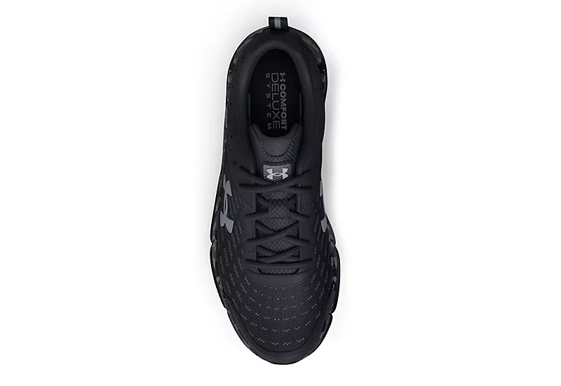 Under Armour Mens Charged Assert 10 Running Shoe - Black 4 Under Armour Mens Charged Assert 10 Running Shoe - Black - Image 4
