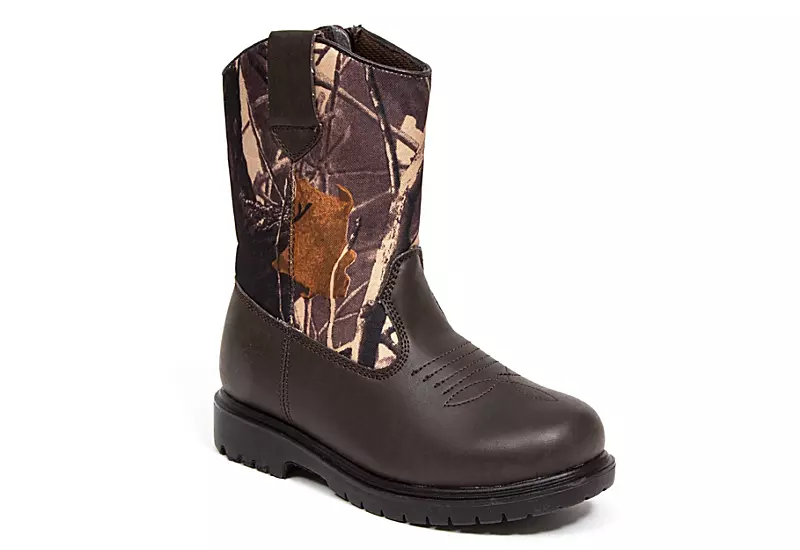 Deer Stags Boys Tour Western Boot - Camo 1 Deer Stags Boys Tour Western Boot - Camo