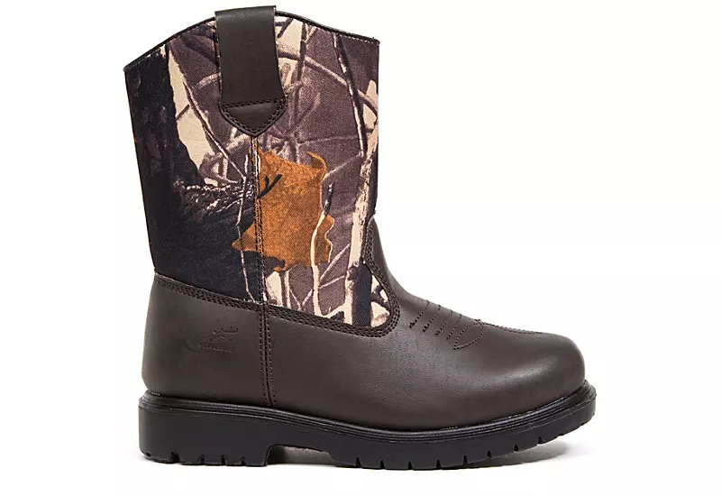 Deer Stags Boys Tour Western Boot - Camo 2 Deer Stags Boys Tour Western Boot - Camo - Image 2