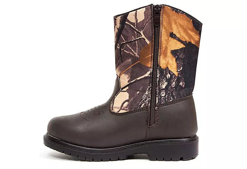 Deer Stags Boys Tour Western Boot - Camo 4 Deer Stags Boys Tour Western Boot - Camo - Image 4