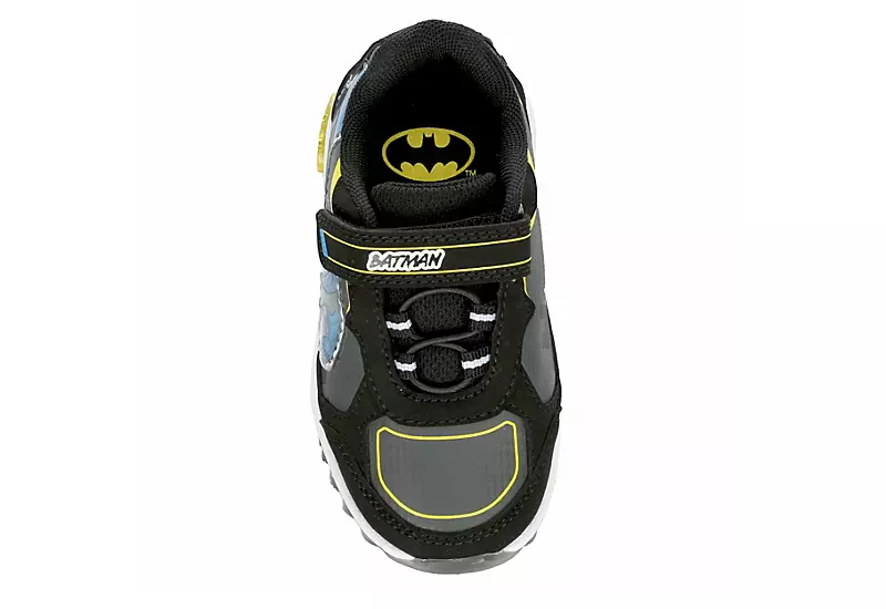 Batman Boys Infant Batman Light Up Sneaker - Black 7 Batman Boys Infant Batman Light Up Sneaker - Black - Image 7