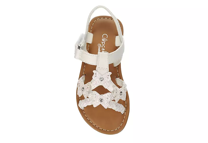 Cupcake Couture Girls Infant Sugarfly Sandal - White 6 Cupcake Couture Girls Infant Sugarfly Sandal - White - Image 6