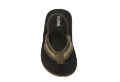 West Harris Boys Infant Lil Cove Flip Flop Sandal - Brown -Best Shoes Specialty Store US 01 702212 05