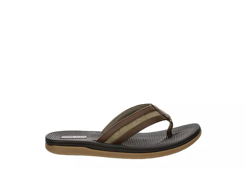 West Harris Boys Cove Flip Flop Sandal - Brown 2 West Harris Boys Cove Flip Flop Sandal - Brown - Image 2