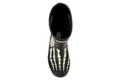 Hunter Boots Llc Boys Infant First Classic Skeleton Print Rain Boot - Black -Best Shoes Specialty Store US 01 702388 05