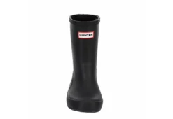 Hunter Boots Llc Boys Infant Original First Classic Rain Boot - Black -Best Shoes Specialty Store US 01 702494 02