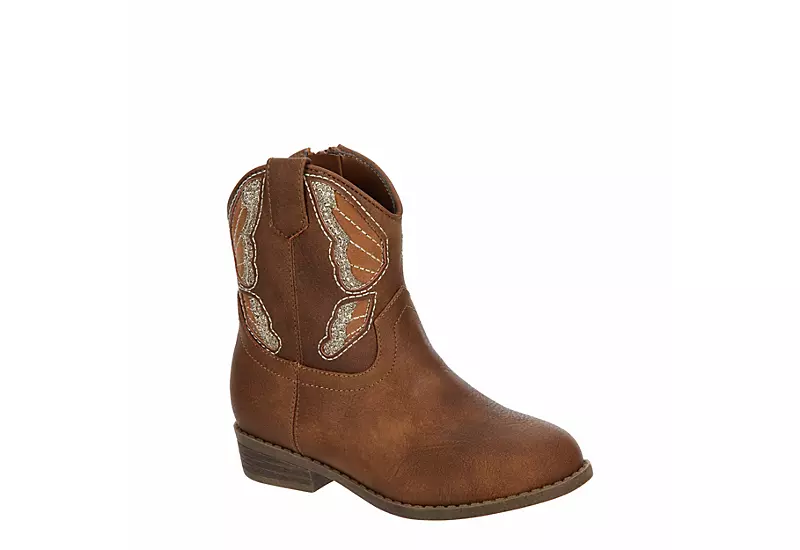 Madden Girl Girls Tpillar Western Boot - Tan 1 Madden Girl Girls Tpillar Western Boot - Tan
