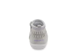 Stride Rite Girls Infant Crib Bianca Boot - Grey -Best Shoes Specialty Store US 01 702617 04