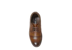 Stacy Adams Boys Infant Dickinson Oxford - Cognac -Best Shoes Specialty Store US 01 702638 05