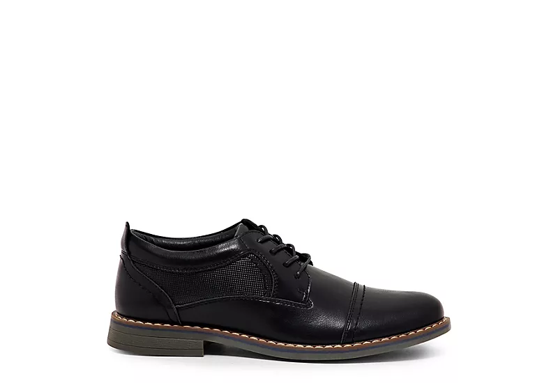 Steve Madden Boys Boliverr Dress Shoe - Black 2 Steve Madden Boys Boliverr Dress Shoe - Black - Image 2
