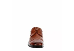Deer Stags Boys Ace Wingtip Oxford - Cognac -Best Shoes Specialty Store US 01 702674 02