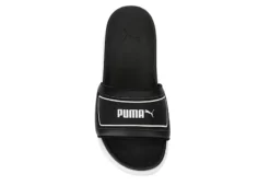 Puma Girls Karmen Slide Sandal - Black -Best Shoes Specialty Store US 01 702763 05