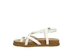 Blowfish Girls Foxtail-k Sandal - Off White -Best Shoes Specialty Store US 01 702823 03