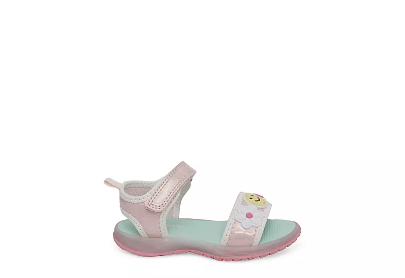 Carters Girls Infant Stellah Light Up Sandal - Pink 2 Carters Girls Infant Stellah Light Up Sandal - Pink - Image 2