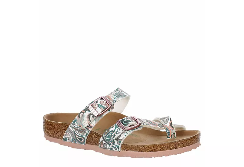 Birkenstock Girls Mayari Footbed Sandal - Pink 1 Birkenstock Girls Mayari Footbed Sandal - Pink