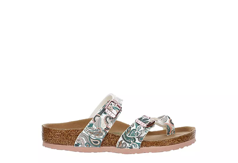 Birkenstock Girls Mayari Footbed Sandal - Pink 2 Birkenstock Girls Mayari Footbed Sandal - Pink - Image 2