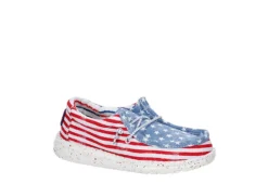 Heydude Boys Wally Youth Slip On Sneaker - Red