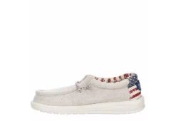 Heydude Boys Wally Youth Slip On Sneaker - Off White -Best Shoes Specialty Store US 01 702839 03