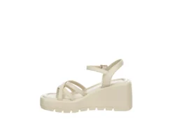 Limelight Girls Sage Wedge Sandal - Bone -Best Shoes Specialty Store US 01 702851 03