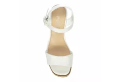 Limelight Girls Carlie Wegde Sandal - White -Best Shoes Specialty Store US 01 702854 05