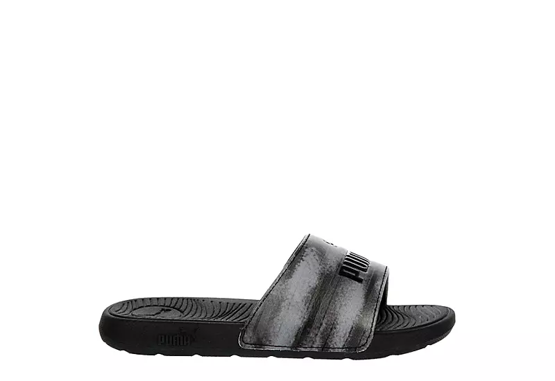 Puma Boys Cool Cat 2.0 Sport Slide Sandal - Black 2 Puma Boys Cool Cat 2.0 Sport Slide Sandal - Black - Image 2