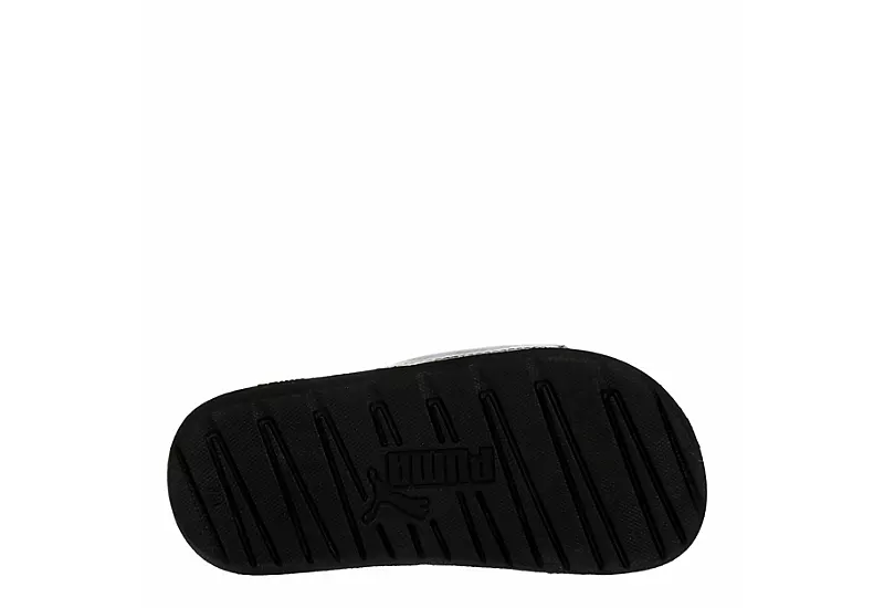 Puma Boys Cool Cat 2.0 Sport Slide Sandal - Black 7 Puma Boys Cool Cat 2.0 Sport Slide Sandal - Black - Image 7
