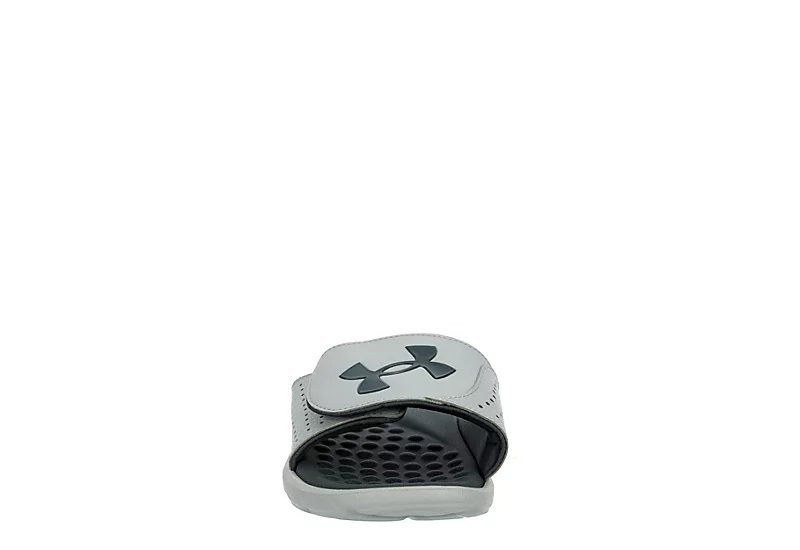 Under Armour Boys Ignite Pro Slide Sandal - Grey 3 Under Armour Boys Ignite Pro Slide Sandal - Grey - Image 3