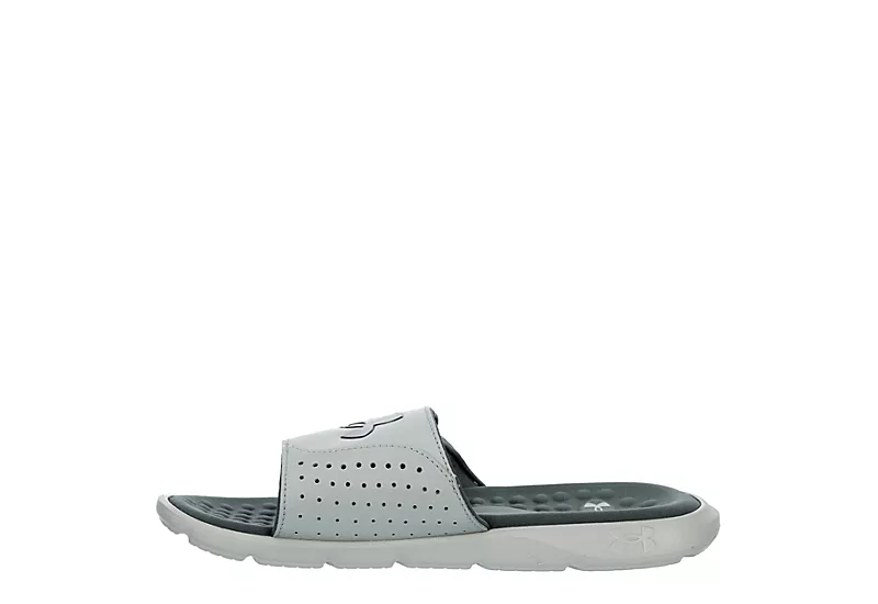 Under Armour Boys Ignite Pro Slide Sandal - Grey 4 Under Armour Boys Ignite Pro Slide Sandal - Grey - Image 4