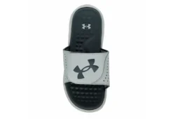 Under Armour Boys Ignite Pro Slide Sandal - Grey 12 Under Armour Boys Ignite Pro Slide Sandal - Grey -Best Shoes Specialty Store US 01 702926 05