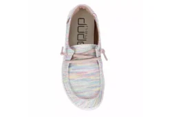 Heydude Girls Wendy Youth Sox Slip On Sneaker - Multicolor -Best Shoes Specialty Store US 01 702958 05