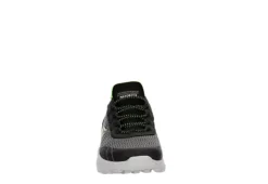 Skechers Boys Razor Flex Air Slip-in Slip On Sneaker - Grey -Best Shoes Specialty Store US 01 702985 02