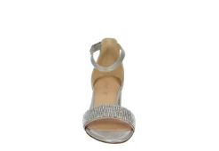 Sophie17 Girls Infant Lil Krystal Dress Sandal - Silver -Best Shoes Specialty Store US 01 722029 02