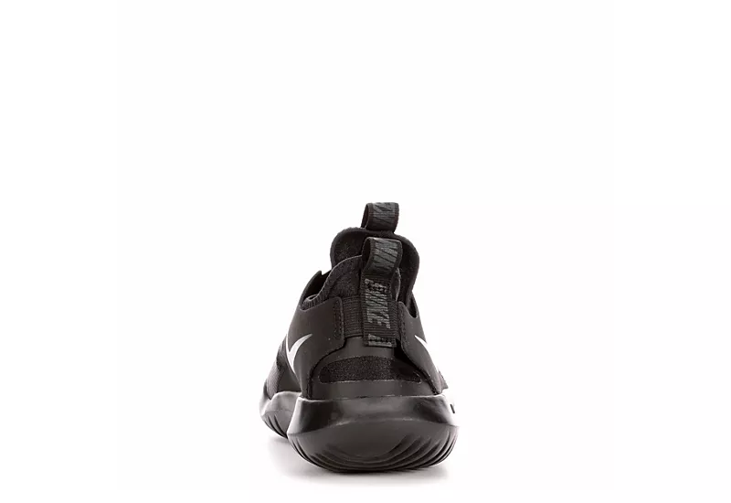 Nike Boys Flex Runner Slip On Sneaker - Black 5 Nike Boys Flex Runner Slip On Sneaker - Black - Image 5