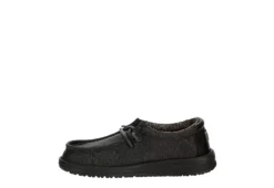 Heydude Boys Wally Youth Slip On Sneaker - Black -Best Shoes Specialty Store US 01 733081 03