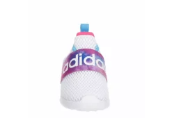 Adidas Girls Infant Lite Racer Adapt 4 Slip On Sneaker - White -Best Shoes Specialty Store US 01 807694 02
