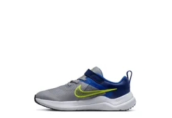 Nike Boys Downshifter 12 Slip On Sneaker - Grey -Best Shoes Specialty Store US 01 807761 02