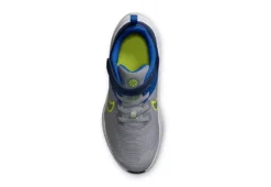 Nike Boys Downshifter 12 Slip On Sneaker - Grey -Best Shoes Specialty Store US 01 807761 04