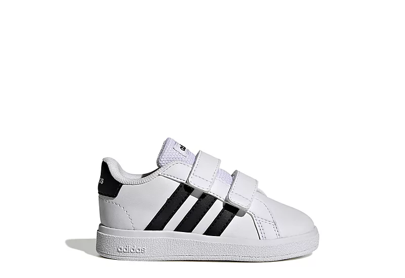 Adidas Boys Infant Grand Court 2.0 Sneaker - White 2 Adidas Boys Infant Grand Court 2.0 Sneaker - White - Image 2