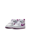 Nike Girls Infant Court Borough 2 Mid Top Sneaker - Platinum