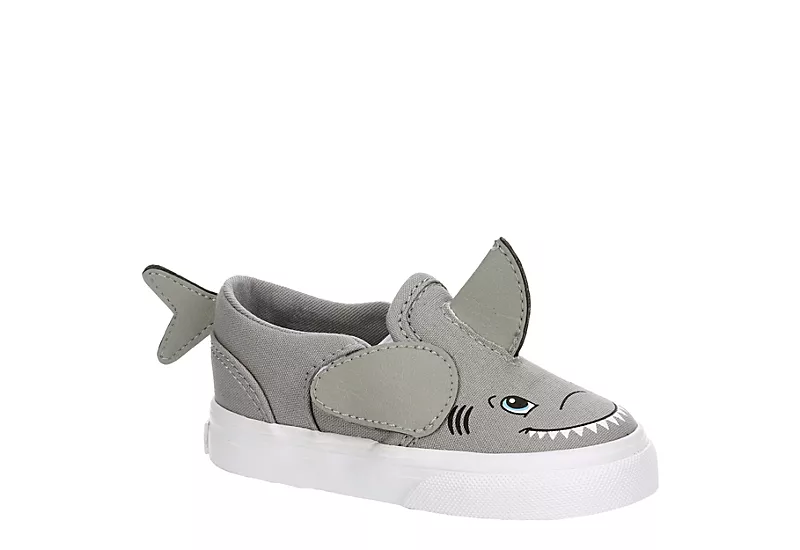 Vans Boys Infant Asher Sneaker - Grey 1 Vans Boys Infant Asher Sneaker - Grey