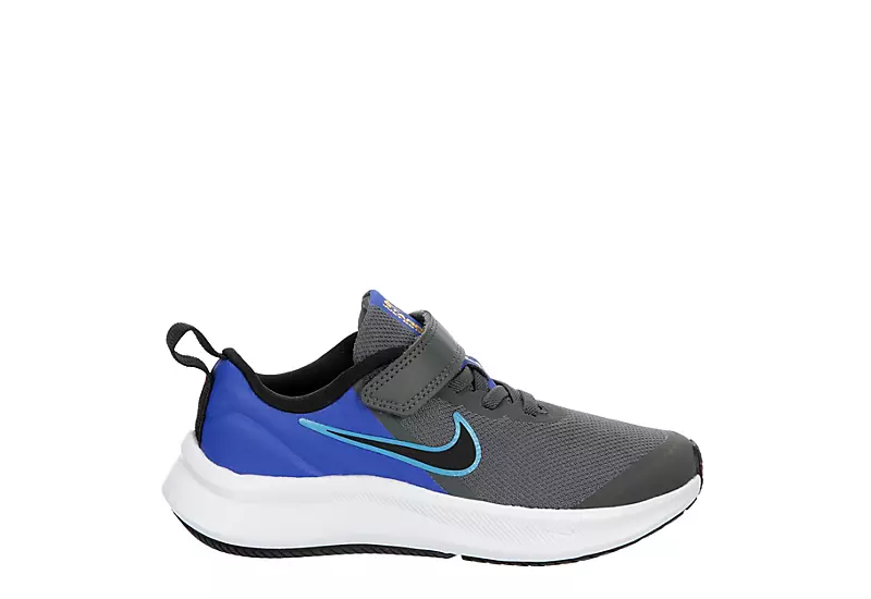 Nike Boys Star Runner 3 Slip On Sneaker - Grey 2 Nike Boys Star Runner 3 Slip On Sneaker - Grey - Image 2