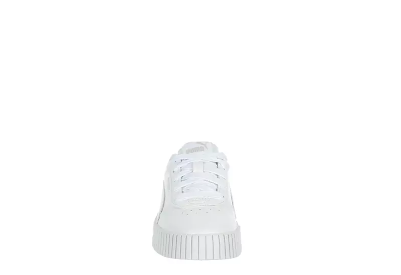 Puma Girls Carina Sneaker - White 3 Puma Girls Carina Sneaker - White - Image 3