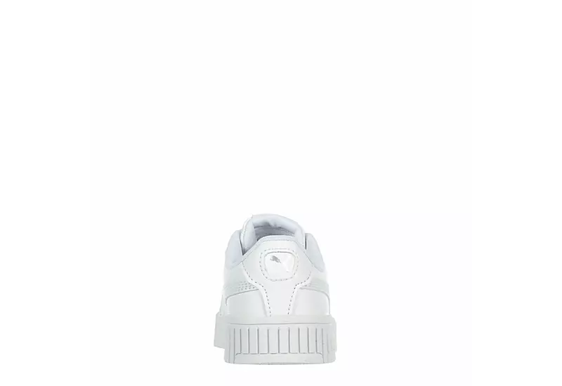 Puma Girls Carina Sneaker - White 5 Puma Girls Carina Sneaker - White - Image 5