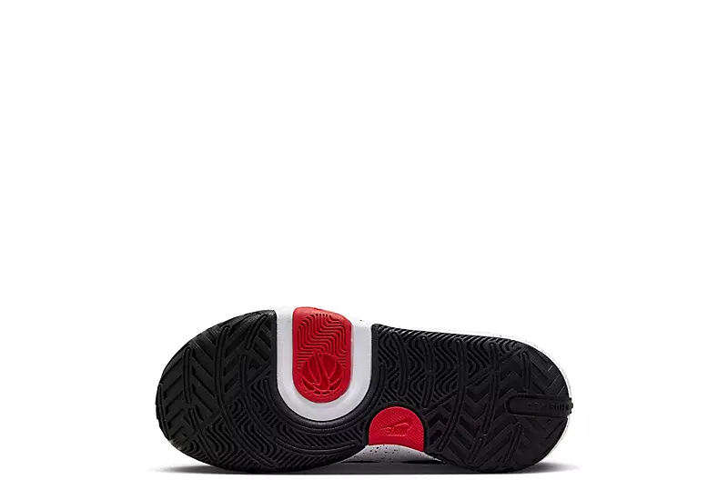 Nike Boys Team Hustle D11 High Top Basketball Shoe - Black 6 Nike Boys Team Hustle D11 High Top Basketball Shoe - Black - Image 6